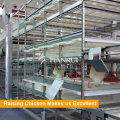 Tianrui New Raising Equipment H Type Automatic Broiler Cage System